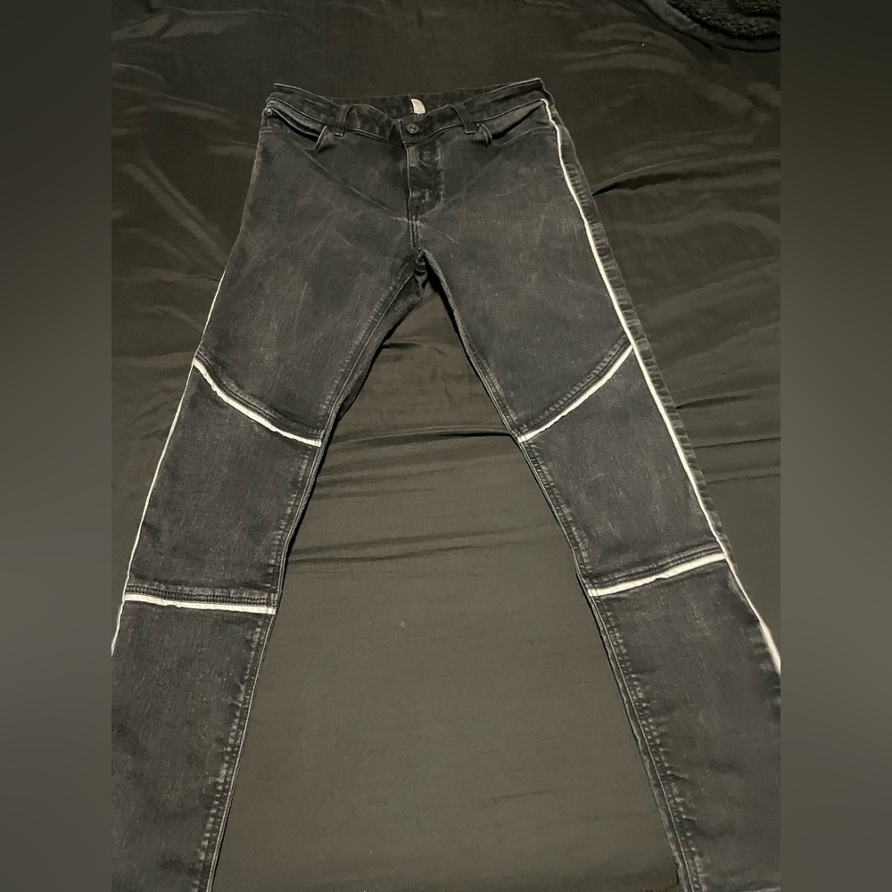 Black and white design Skinny Jeans